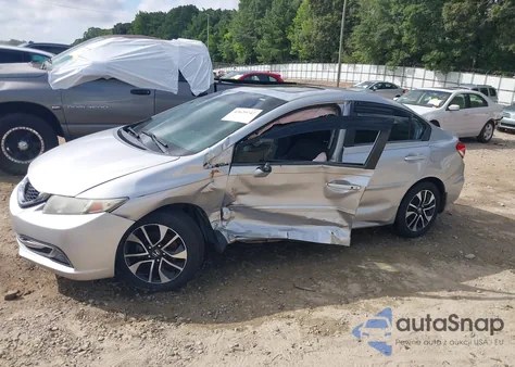 2015 Honda Civic Ex from USA, damaged, VIN 19XFB2F86FE002378